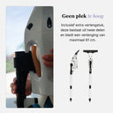 Motionflow Elektrische Vacuüm Raamwisser met verlengstuk